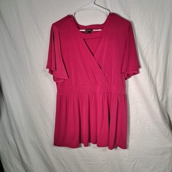 🧡TORRID Plus Size Empire Waist Blouse - Picture 1 of 5